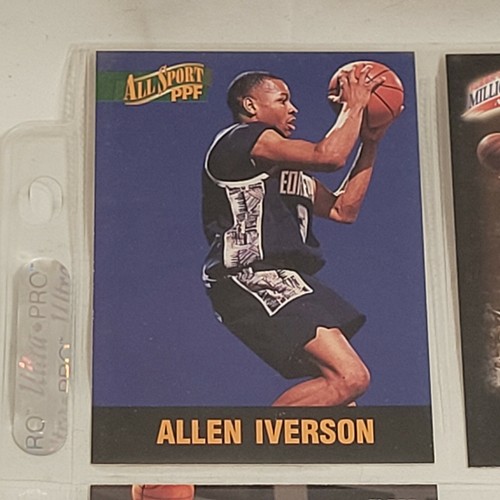 (9) 1996-98 Allen Iverson Card Lot - Fleer/ Score Board/ Upper Deck/Press Pass - Picture 8 of 11