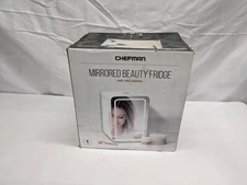 Chefman Makeup Fridge ~ Heats & Cools ~ BROKEN MIRROR