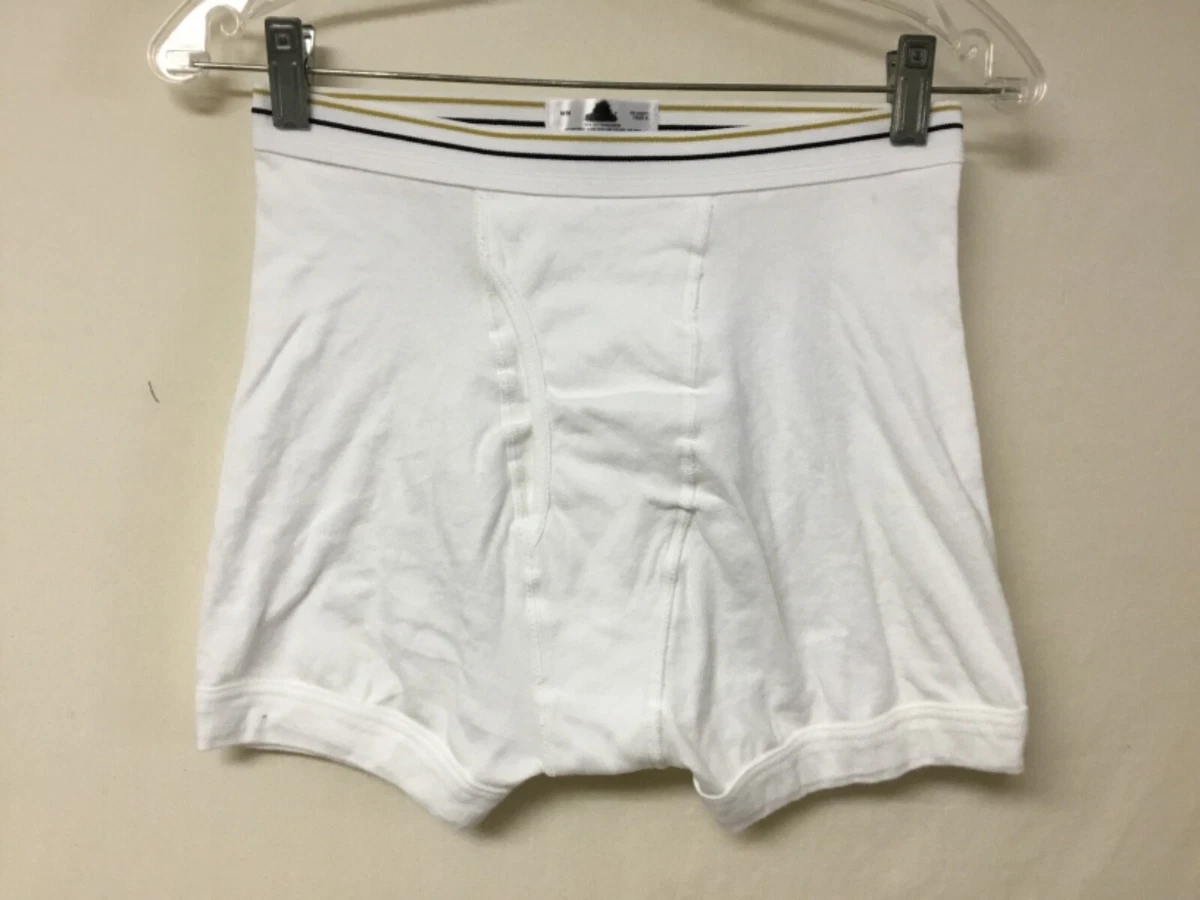 NWOT Men's Stafford Boxer Briefs Underwear White Size Medium 3