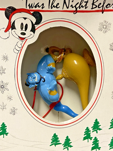 Aladdin & Genie Set 2 Disney Holiday Christmas Ornament Twas The Night Before - Picture 3 of 11