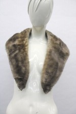 MINT CANADIAN SAPPHIRE MINK FUR SHAWL COLLAR WRAP WOMEN WOMAN