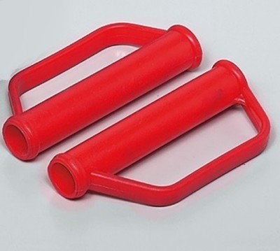  2x Sackkarrengriffe Griff - 25 mm ROT  passend für PRO-BAU-TEC  Sackkarre Karre
