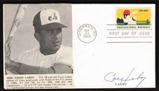 Jose Coco Laboy Signed Pasted on Photo Envelope Cachet Montreal Expos Auto