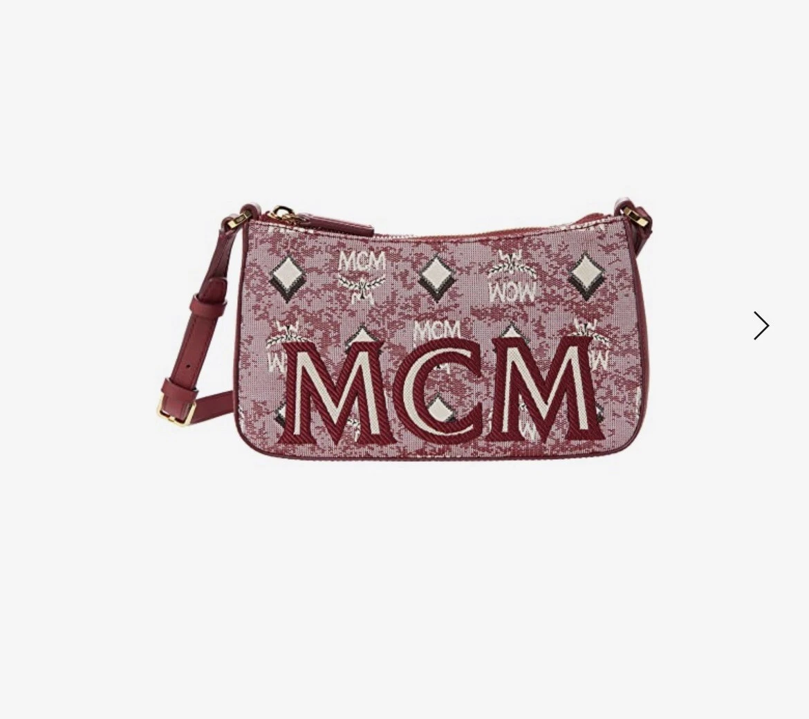 MCM Vintage Jacquard Mini Shoulder Bag $760