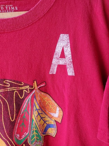 NHL Chicago Blackhawks Old Time Hockey Alumni Bobby Hull Mens Size L T-Shirt - Picture 6 of 12