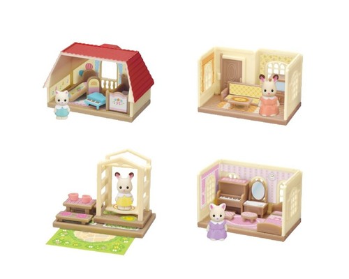 Juego completo de casa de 3 pisos Kabaya Sylvanian Families Mini Series Sylvanian Families - Imagen 3 de 6
