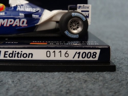 Minichamps BMW Williams FW 24 #5 Ralf Schumacher Formula 1 F1 Michelin PROMO - Bild 8 von 10