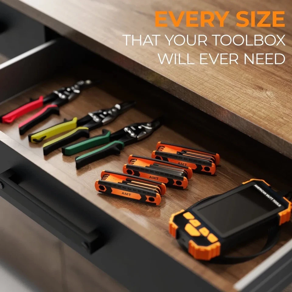 25pc Folding Allen and Torx Wrench Set | Metric, SAE Hex Key Sets and Star Keys - Image 4 of 4