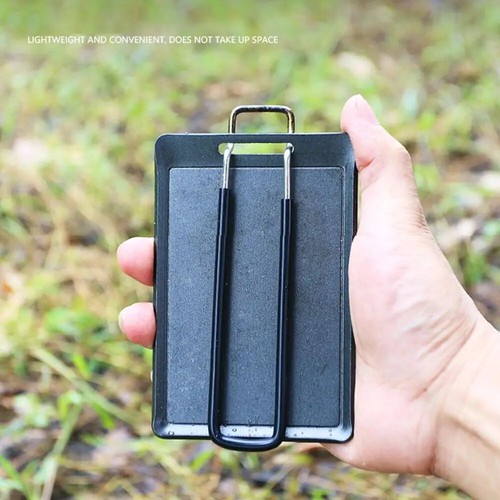 Portable BBQ Frying Plate Foldable Outdoor Camping Cookware Picnic Barbecue - 第 19/25 張圖片