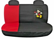 Mickey Mouse Auto Seat Cover Rear For Larger Vehicles Disney Premium Fabric Mickey Mouse Auto Seat Cover Rear For Larger Vehicles Disney Premium Fabric