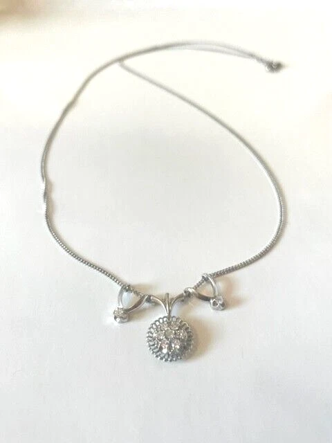 14K Diamond Pendant Necklace - Image 3 of 4