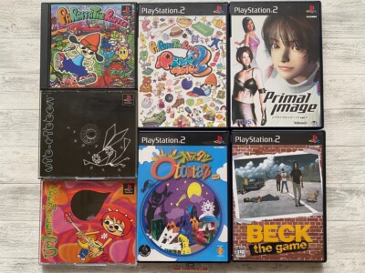 SONY PS 1 2 PaRappa & Um Jammer & Vib-ribbon & Otostaz & Primal Image & Beck
