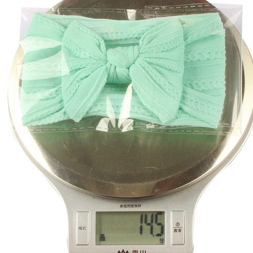 Baby Headband Nylon Bow-knot Hairband Soft Headwear Head Wraps Boys Girls Photo - Picture 4 of 30
