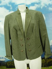 neuwertig mit Leder Besatz BAVARIA LODEN Blazer Janker Jacke Trachtenjacke Gr.46