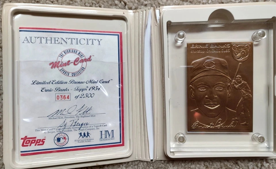 3 cartas perfeitas The Highland Mint Sports Collection - Imagem 3 de 3