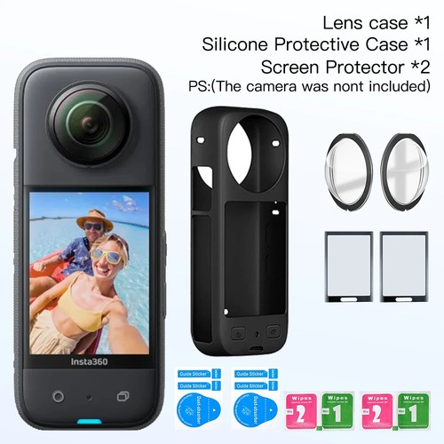 Lens Guard for Insta360 X3 Accessories Screen Protector Silicone Case Cover Mini - Picture 11 of 31