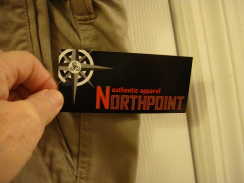 Northpoint Herren-Cargoshorts mit Gürtel elastische Seiten hellbraun Größe 50 Ins 10 Zoll NEU - Bild 6 von 9