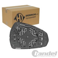 Diederichs Spiegelglas AsphÄRisch Beheizbar Links Passend FüR Audi A3 | 1033027