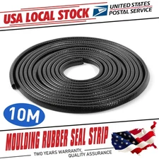 66FT U-Shape Car Door Edge Guard Molding Black Rubber Edge Strip Seal Protector