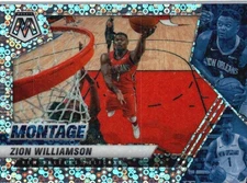 2020-21 Panini Mosaic #22 Zion Williamson Montage Fast Break