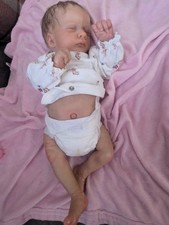 Realborn Baby Ashley Asleep Reborn Doll Soft Touch Baby Girl