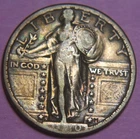 1920-S Standing Liberty Silver Quarter - 25C - No Reserve!