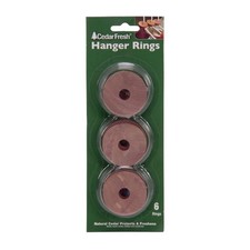 Household Essentials 14306 Red Solid Cedar Scent Fresh Solid Cedar Ring 2 W in.