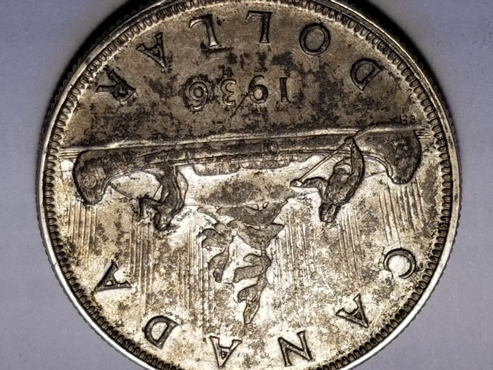 1936 1 Canada Dollar George VI 80 Silver 23 33g Early Year Canadian 1936-1-canada-dollar-george-vi-80-silver-23-33g-early-year-canadian