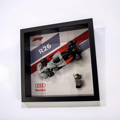 Displayrahmen für LEGO  Speed Champions Audi Revolut Rennwagen 77259