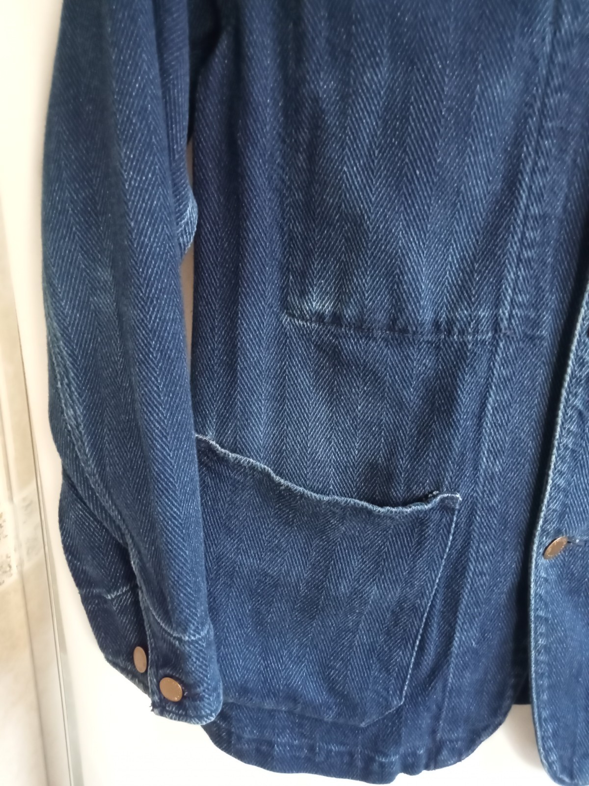 Levi's Size Medium Engineer Coat Jacket Railroad … - image 13