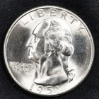 1951-S Washington Silver Quarter Choice Uncirculated BU+