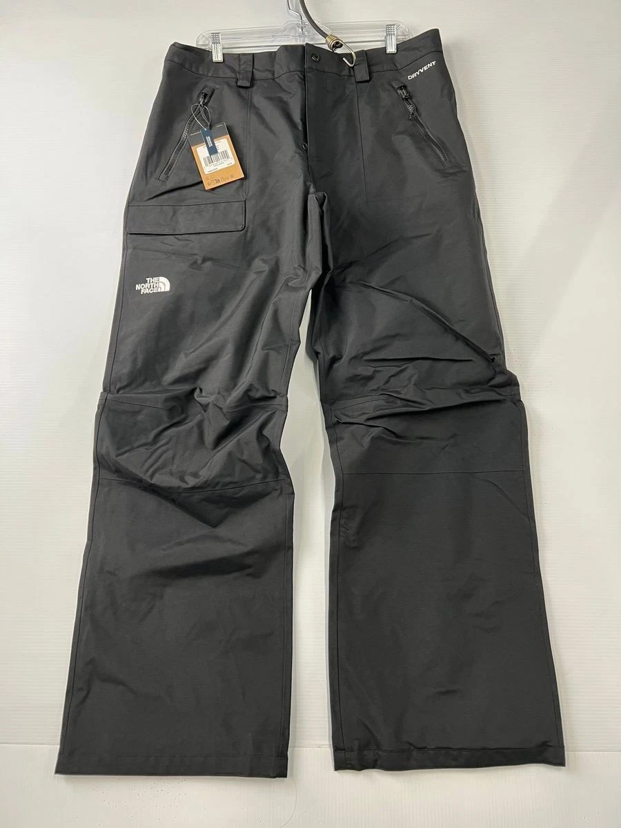 THE NORTH FACE Seymore Long Snow Pants Men's Size L Black