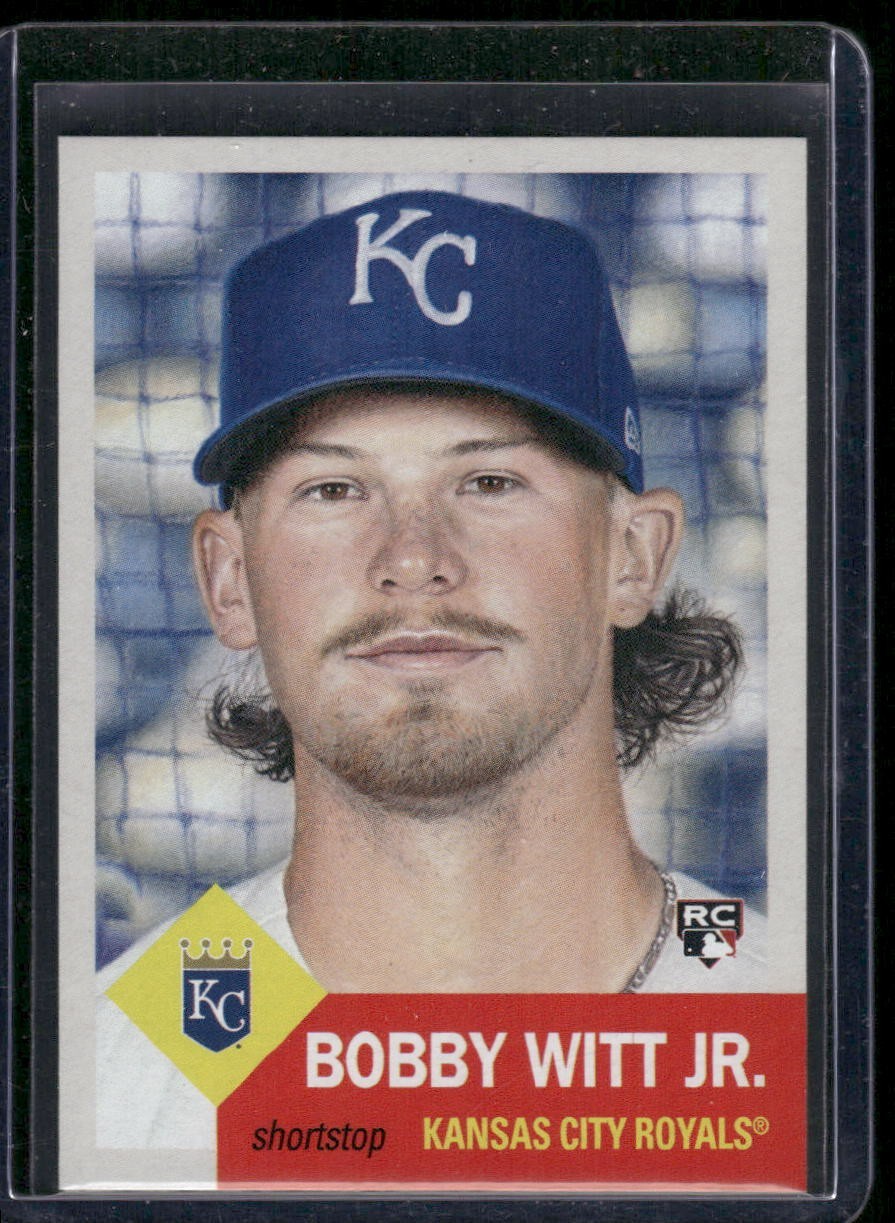 2022 TOPPS LIVING SET # 512 BOBBY WITT Jr. Rookie 16,493 PR Kansas City Royals