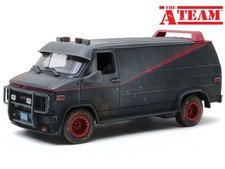 1983 GMC Vandura Van Weathered Verson w/ Bullet Holes The A-Team Hollywood 1:18