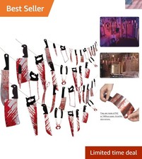 4PCS Halloween Decorations Bloody Banners: Horror Party Garland Decor