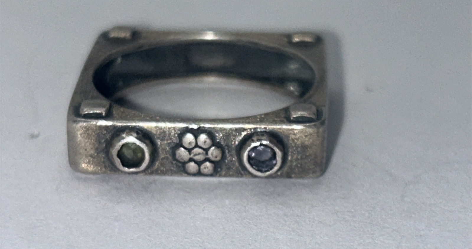 Solid 925 Sterling Silver Men Plain Ring Wedding … - image 1