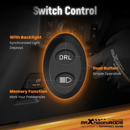 Combo de luces LED de 5" blanco ámbar DRL luz de trabajo todo terreno 178 W - Imagen 6 de 16