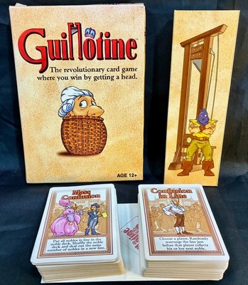 GUILLOTINE Card Game Wizards of the Coast COMPLETE EXCELLENT Paul Peterson