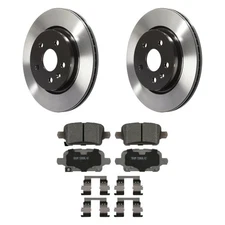For Chevy Malibu 16-17 Wagner ThermoQuiet Rear Brake Kit w Ceramic Pads