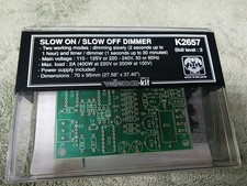 Velleman Kit K2657 Slow On/Slow Off Dimmer Unbuilt Kit NOS
