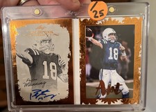 PEYTON MANNING 2025 LEAF HISTORY BOOK ART BOOK BRONZE COLTS AUTO /25 Q3403