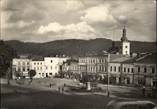 RPPC Namesti 9 Kvetna Jacuvovice Czech Republic vintage postcard d412