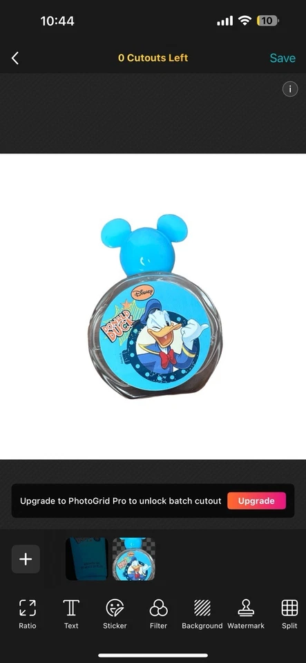 Donald Duck Eau Toilette Set Con Espectáculos Gel / Diseney Foto 3 de 4