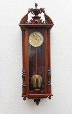 Wiener Regulator mit zwei Gewichten Wanduhr um 1900