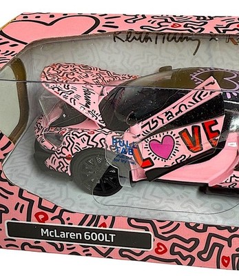 RMZ x Keith Haring McLaren 600LT Diecast Car 1:32 Scale Model Toy