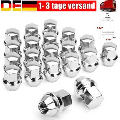 20X Für Dodge Durango Dakota Ram 1500 9/16''-18 Radmuttern Geschlossen 2002-2010