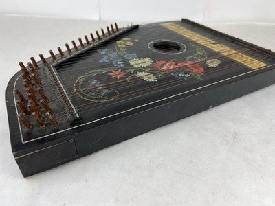 VNTG JUBELTONE KONZERT SALON HARFE QURLITATSMARKE ZITHER LAP HARP