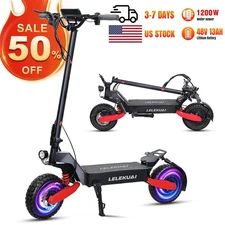 Foldable Electric Scooter For Adult 1200W 11in Off Road Tires UL 2849 Certified