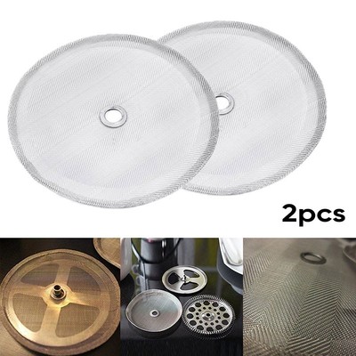 2x Replacement Steel Filter Mesh For French Press Cafetiere Coffee Tea Maker Use