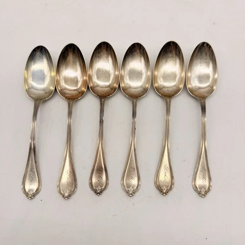 111 Grams Old Newbury by Towle Sterling Silver - 6 Dinner Spoon/ Scrap Price Lot